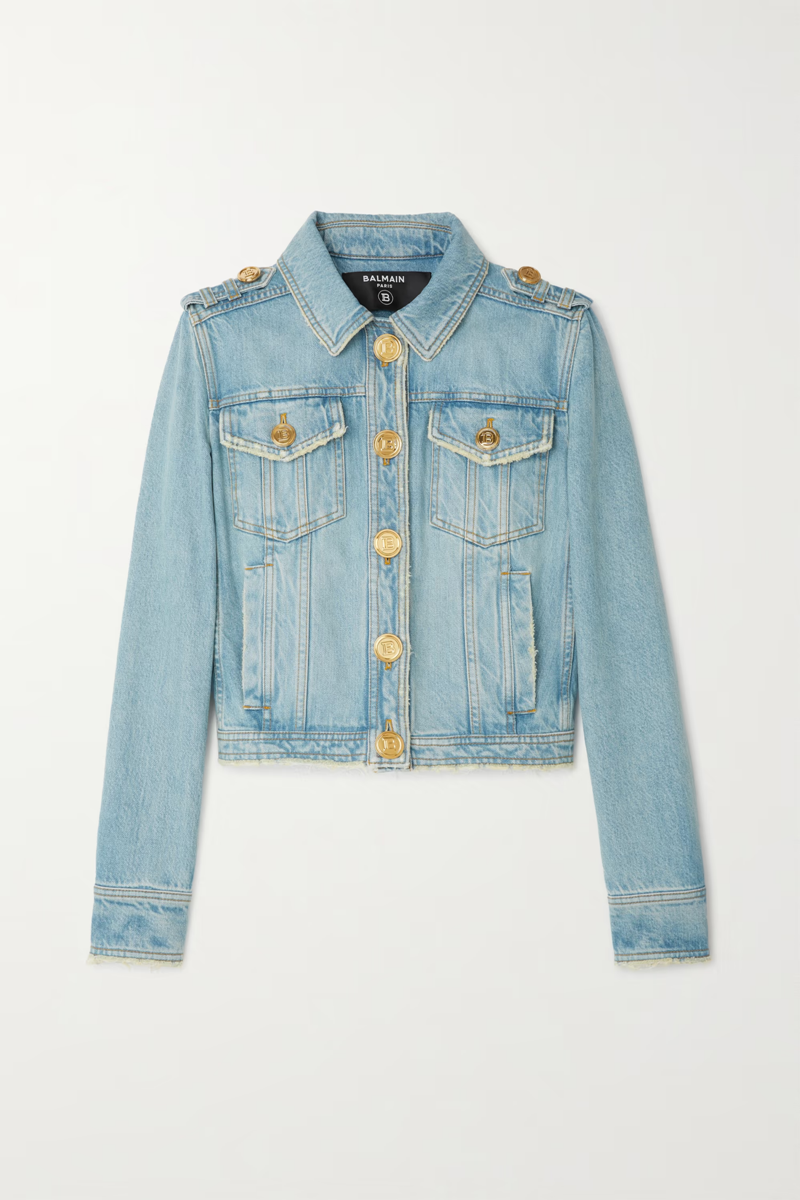 8 Balmain Denim jacket