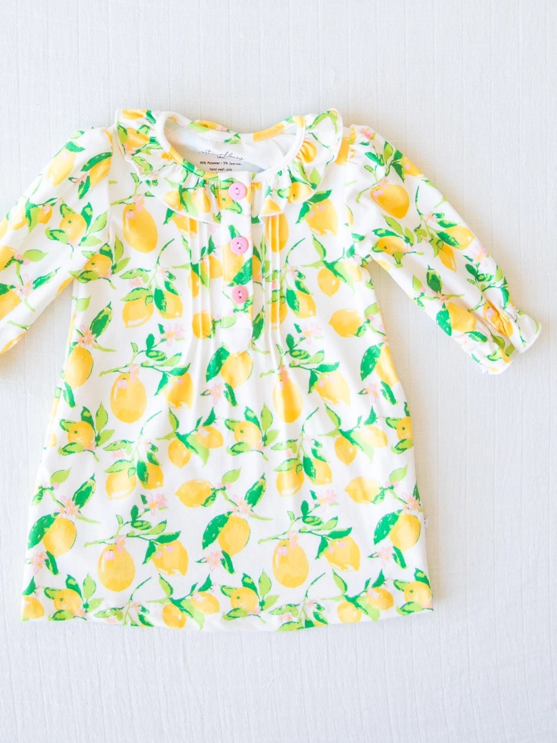 Dreamer Ruffled Gown Pajama Lemons