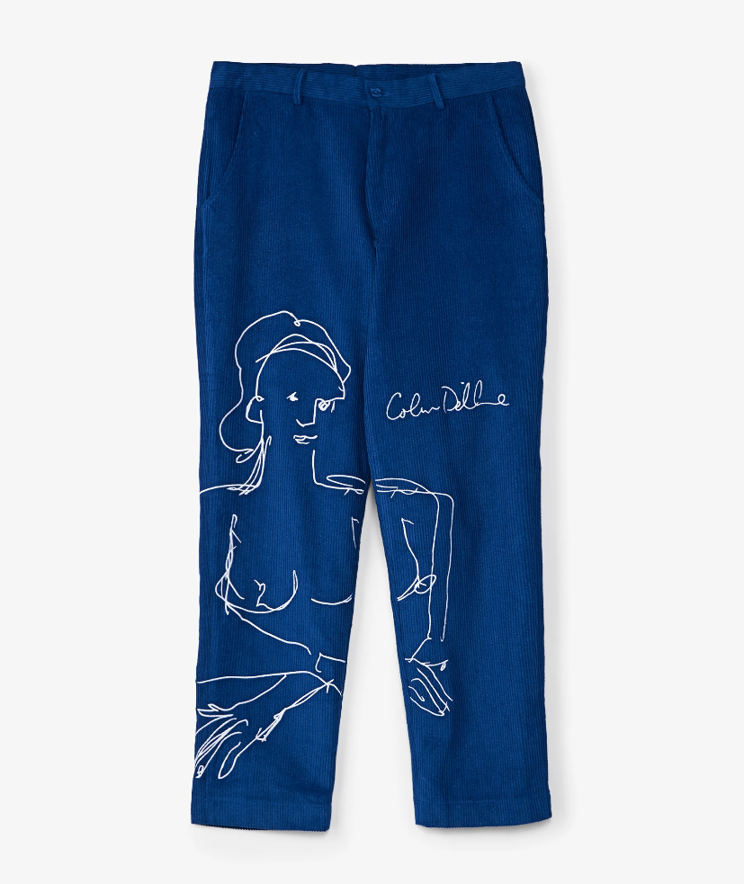 KidSuper Embroidered Signature Suit Pants